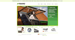 Desktop Screenshot of fakro.si