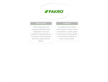 Tablet Screenshot of fakro.be