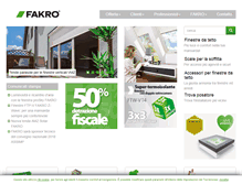 Tablet Screenshot of fakro.it