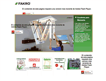 Tablet Screenshot of fakro.cl